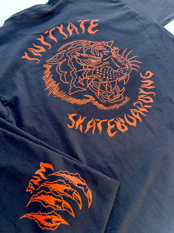 Initiate Tiger T Orange on Black